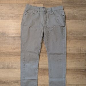 Banana Republic Men’s Slim Fit Pants 32x34 • Gray Casual/Chino • Stretch Cotton